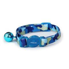 Ancol Cat Camouflage Safety Collar Blue Ancol