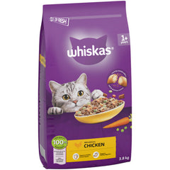 Whiskas Dry 1+ Adult Chicken 3.8kg Whiskas
