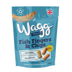 Wagg Fish Fingers & Chips Tasty Bites 125g x 7 Wagg