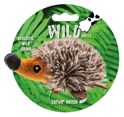 James & Steel Wild Hunter Hedgehog Cat Toy with Catnip