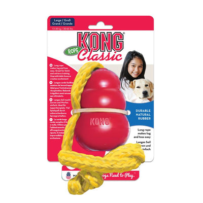 KONG Classic w/ Rope X-Large - UK9 Petcare