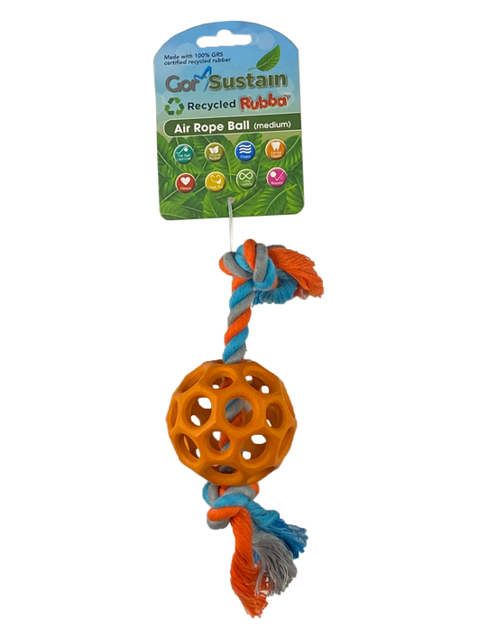 Gor Sustain Rubba Air Rope Ball Medium (6.5cm) Orange