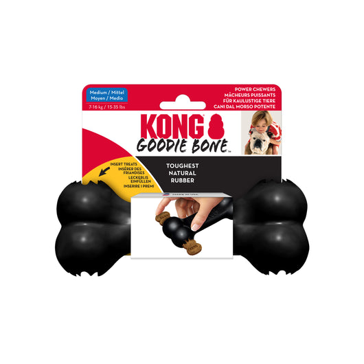 KONG Goodie Bone Extreme Medium (18cm) Black — packaging