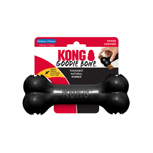 KONG Goodie Bone Extreme Medium (18cm) Black - UK9 Petcare