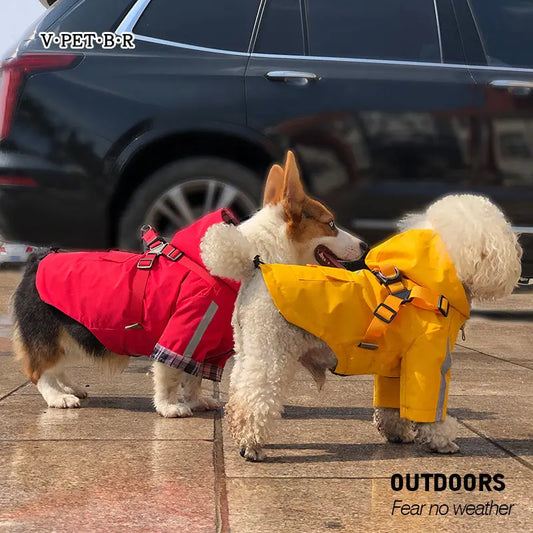 Reflective Waterproof Dog Raincoat EPROLO