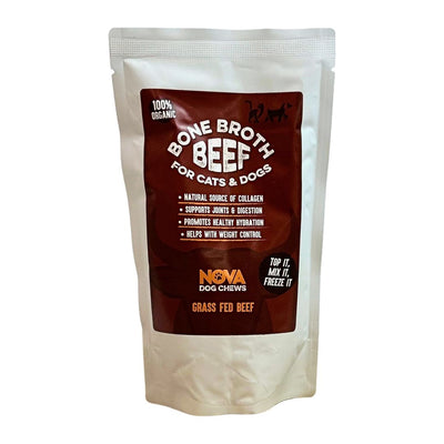 Nova Dog Chews Beef Bone Broth 230ml
