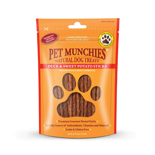 Pet Munchies Duck & Sweet Potato Dental Sticks 8 x 90g