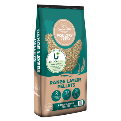 Copdock Mill Range Layers Pellets Plus Urtica Nettle, 20kg