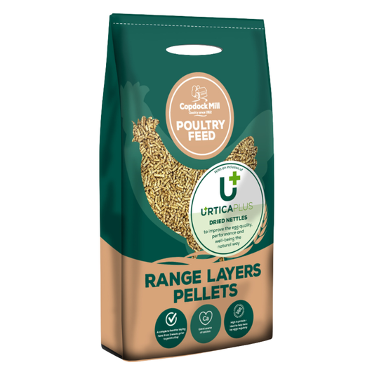 Copdock Mill Range Layers Pellets Plus Urtica Nettle, 20kg