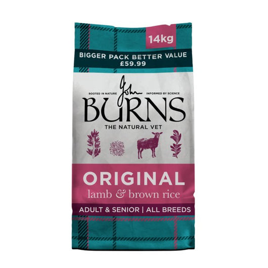 Burns Original Lamb & Brown Rice Adult & Senior Dry Dog Food 14kg