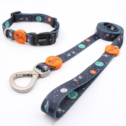 Printed Dog Harness, Collar & Lead Set EPROLO