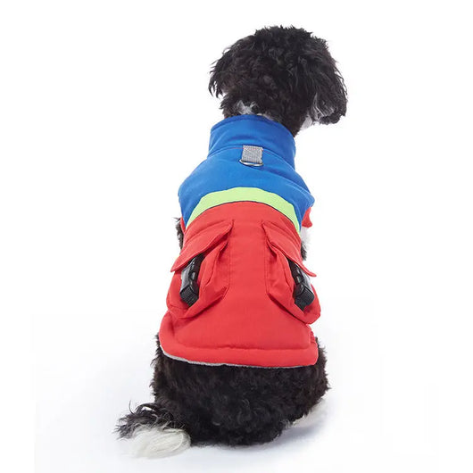 Reflective Waterproof Dog Coat (Fleece-Lined) Teamdrop