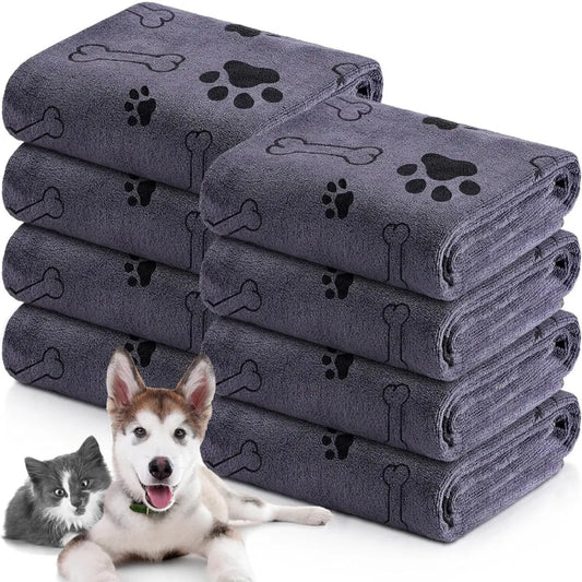Quick-Dry Absorbent Dog Bath Towel EPROLO