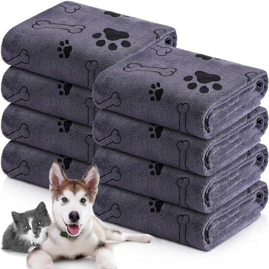 Quick-Dry Absorbent Dog Bath Towel EPROLO
