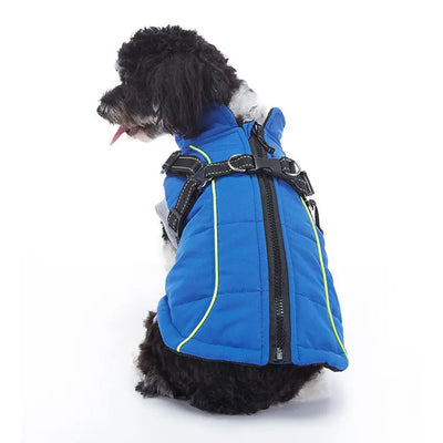 Reflective Waterproof Dog Coat (Fleece-Lined) Teamdrop