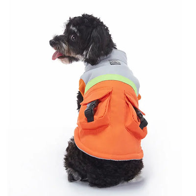 Reflective Waterproof Dog Coat (Fleece-Lined) Teamdrop