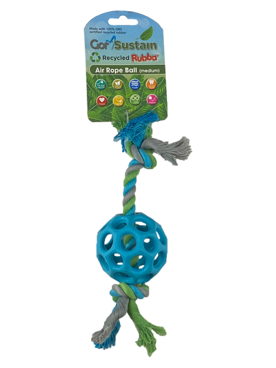 Gor Sustain Rubba Air Rope Ball Medium (6.5cm) Blue