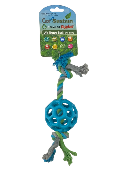 Gor Sustain Rubba Air Rope Ball Medium (6.5cm) Blue