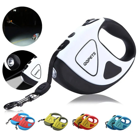 LED Retractable Dog Lead with Night Safety Light EPROLO
