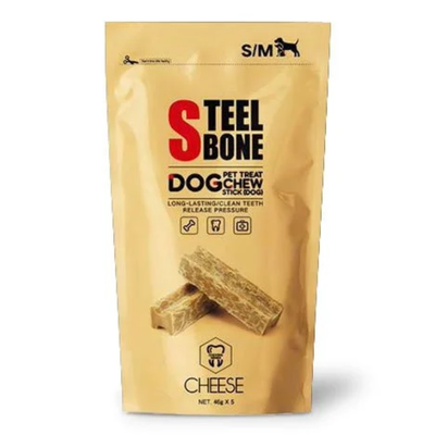 I Love My Pets Steel Bone Cheese Dog Chew Small/Medium 5 Pack
