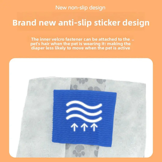 Male Dog Nappy Pads & Wipes Set Teamdrop