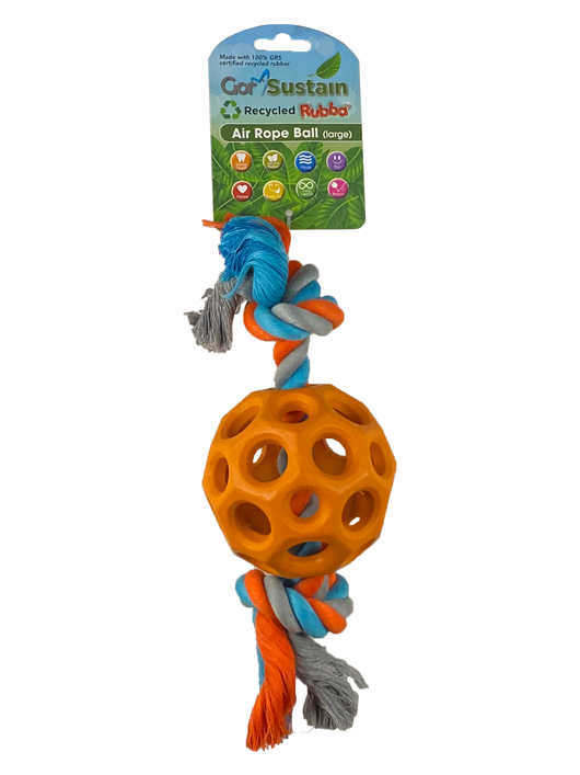 Gor Sustain Rubba Air Rope Ball Large (10.5cm) Orange