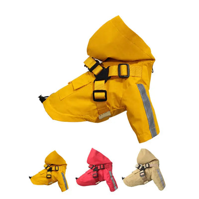 Reflective Waterproof Dog Raincoat EPROLO