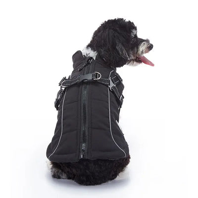 Reflective Waterproof Dog Coat (Fleece-Lined) Teamdrop