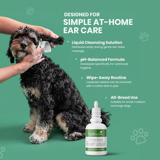 Dog Doctors Clear Ears Solution, 118ml