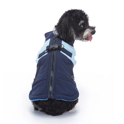 Reflective Waterproof Dog Coat (Fleece-Lined) Teamdrop