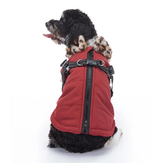 Reflective Waterproof Dog Coat (Fleece-Lined) Teamdrop