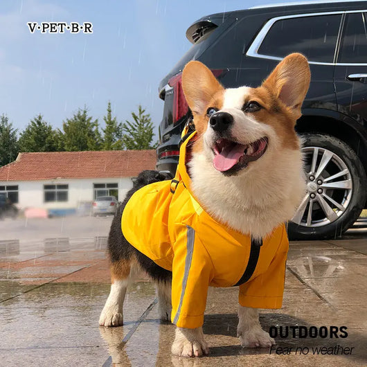 Reflective Waterproof Dog Raincoat EPROLO