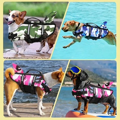 Dog Life Jacket Swim Vest Teamdrop