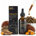 UK9 Vitality Boost — Daily Mushroom + Turmeric Drops (60ml)