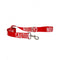 Ancol Obedia Awareness Dog Lead CAUTION Red 40mm x 1.5m