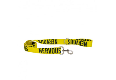 Ancol Obedia Awareness Dog Lead NERVOUS Yellow 40mm x 1.5m Ancol Obedia