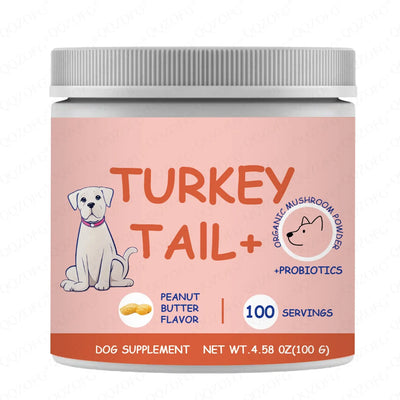 Dog Turkey Tail Mushroom Supplement Powder Teamdrop