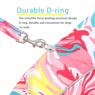 Autumn And Winter Jacket Printed Waterproof Reflective Thickened Pet Clothes eprolo