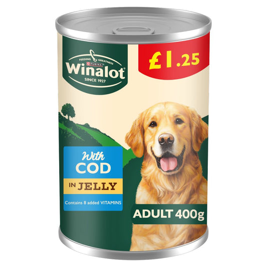 Winalot Classic Mix in Jelly with Cod 400g x 6 x 4 Winalot