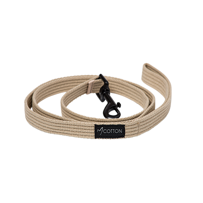Gor Cotton Leash Large Beige 2.5cm x 140cm