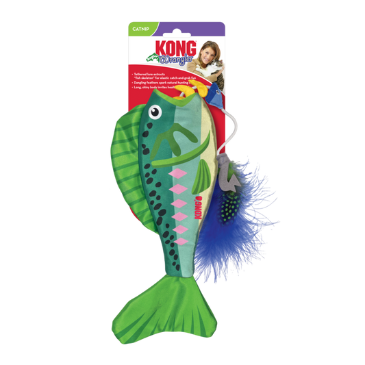 KONG Wrangler Angler Fish Assorted - UK9 Petcare