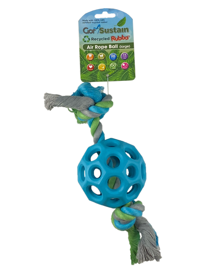 Gor Sustain Rubba Air Rope Ball Large (10.5cm) Blue