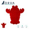 Ancol Orva Lobster Lick Mat 23cm