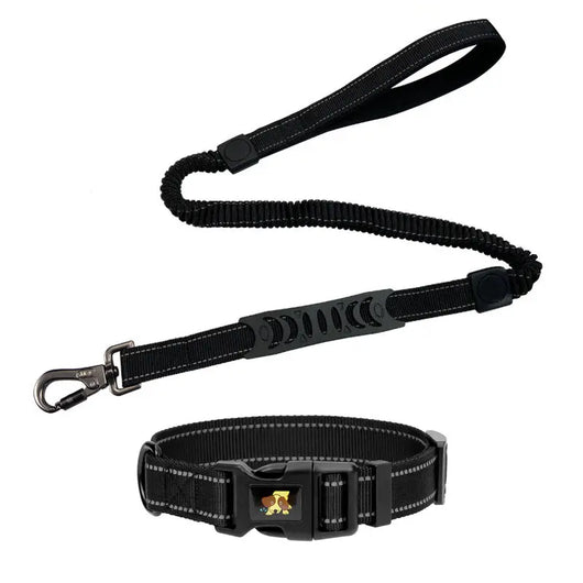Shock-Absorbing Reflective Retractable Dog Lead Teamdrop