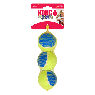 KONG Ultra SqueakAir Ball Medium 3pk - UK9 Petcare