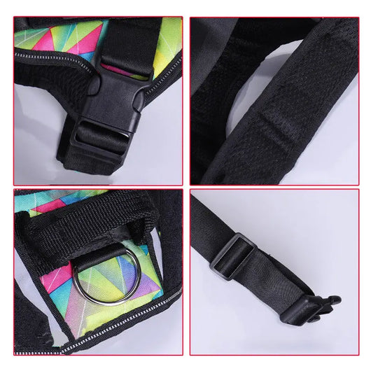 Reflective Dog Chest Harness & Lead Set EPROLO