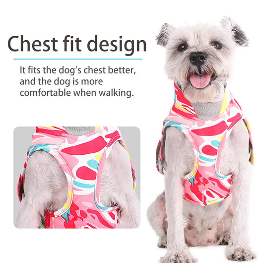 Autumn And Winter Jacket Printed Waterproof Reflective Thickened Pet Clothes eprolo