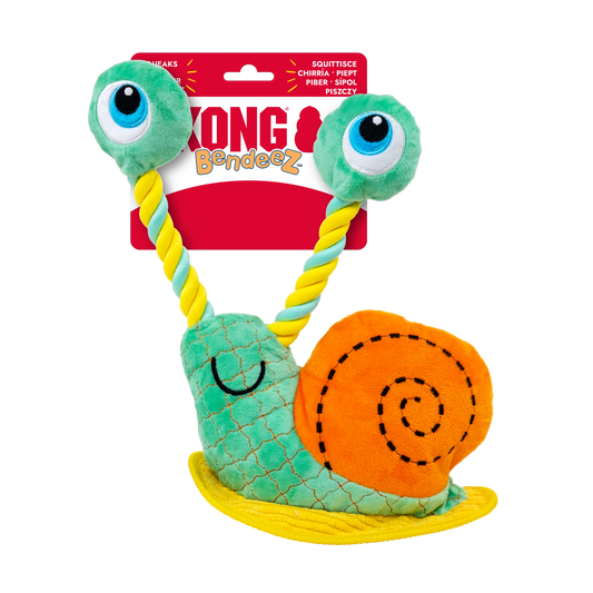 KONG Bendeez Snail Lg - UK9 Petcare