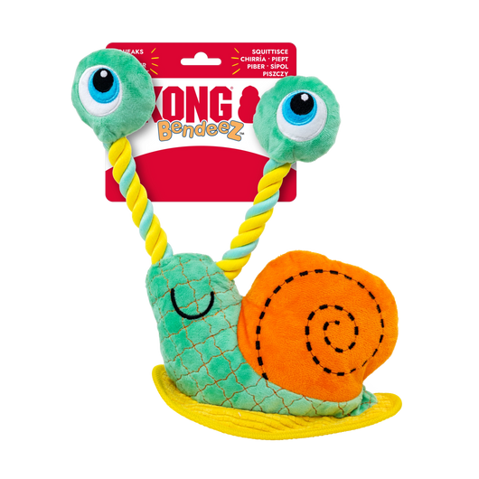 KONG Bendeez Snail Lg - UK9 Petcare