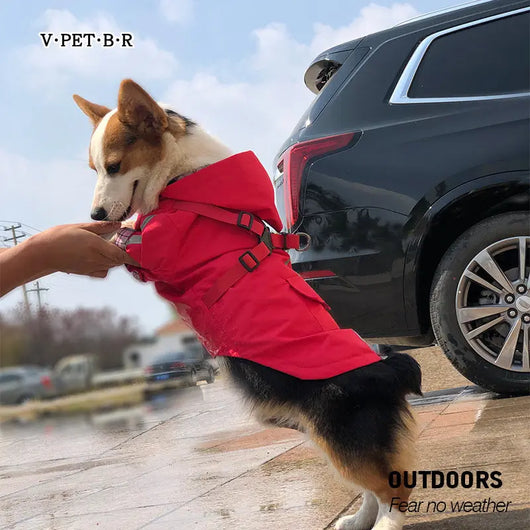 Reflective Waterproof Dog Raincoat EPROLO